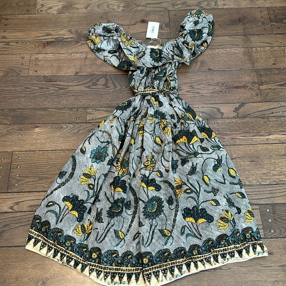 Ulla Johnson Dresses & Skirts - NWT Ulla Johnson Amira Ruffle Belted Midi Dress Portofino